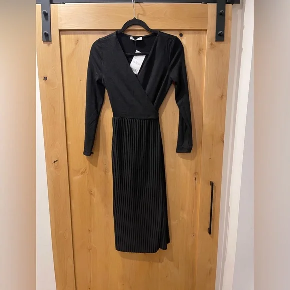 Mango black wrap dress - Picture 5 of 8